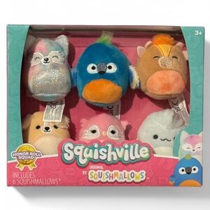Squishmallows Honor Roll Squad Stuffed Animals - Multicolor